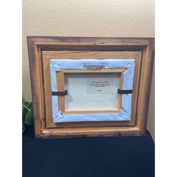 Vintage Burnett Oil Painting Paris Street Scene City Scene - Picture 5 of 8